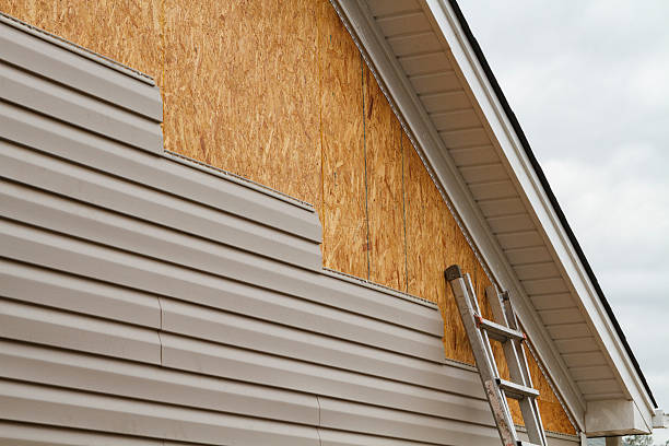 Professional Vinyl Siding technician working in China Grove, NC